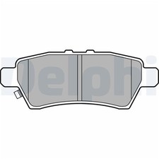 Delphi Bremsbeläge hinten für Nissan Np300 Pathfinder