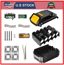 Battery Replacement Plastic Case for Dewalt 20V DCB201,DCB203,DCB204,DCB200 18V