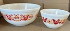 Pyrex Friendship Nesting Mixing Bowls 2 Pieces 401 & 403 FREE SHIPPING
