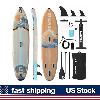 450LBS 10.6ft Inflatable Stand Up Paddle Board Lightweight PVC Rise Paddle Board