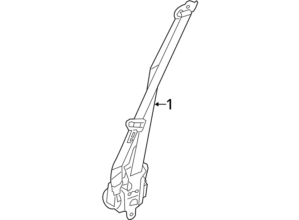 Seat Belt Front Bucket Seat Driver Retractor Fits 13-19 TAURUS 3005816 Foto 4 de 4