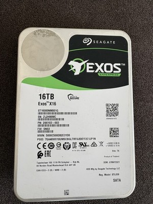 Seagate Exos X16 16TB Hard Disc Drive ST16000NM001G