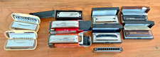 Ten brand new pro harmonicas. Suzuki Pro, Seydel, Lee Oscar, Hammond 600 retail