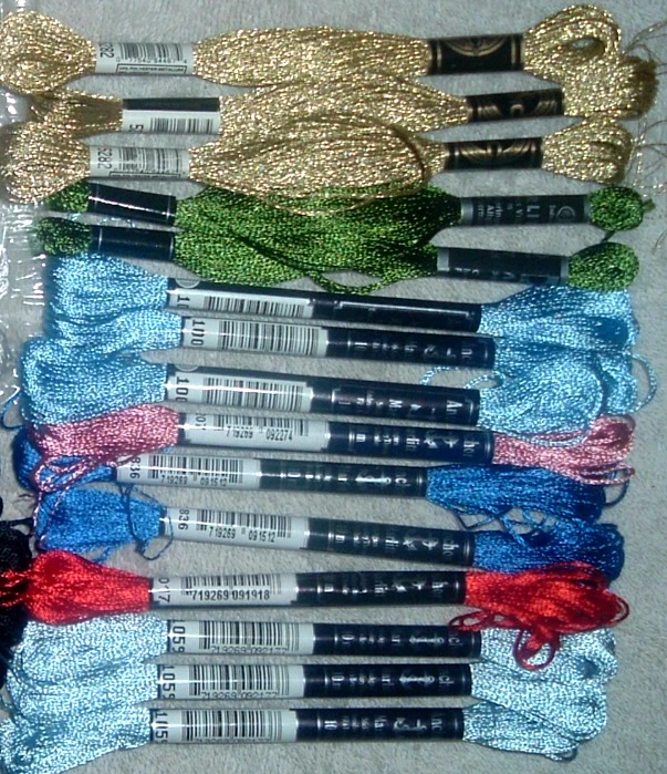 DMC & Anchor Shiny Metallic & Rayon Embroidery Floss Cross Stitch & Needlepoint - Image 3 of 3