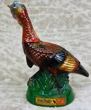 Austin Nichols Wild Turkey Bourbon Ceramic Turkey Decanter No. 6 Empty