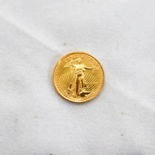 1997 $5 Dollar US American Gold Eagle 1/10 Ounce Pure Fine Gold Coin