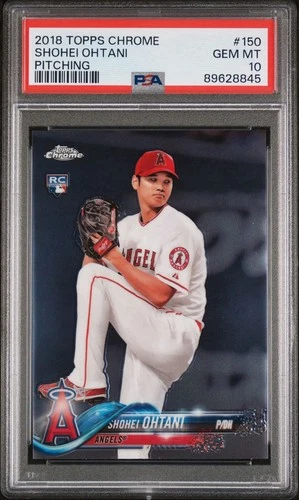 2018 Topps Chrome - Shohei Ohtani #150 (RC) PSA 10