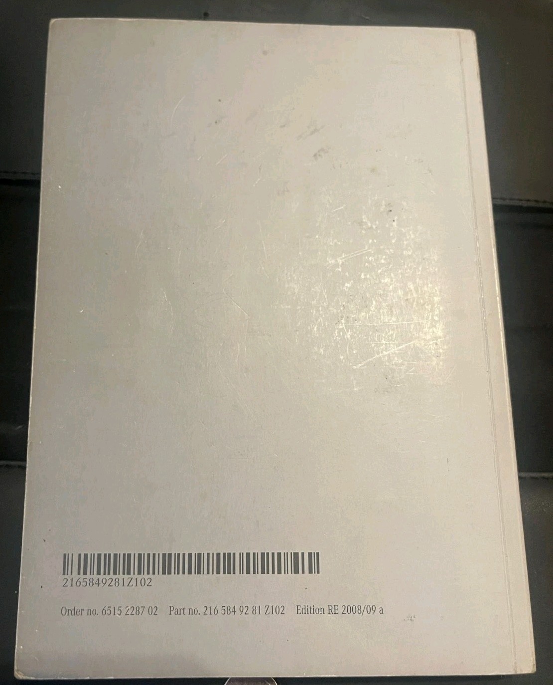 Mercedes CL C216 Genuine Owners Manual Handbook 2009 Onwards CL500 CL600 AMG 63 image 5
