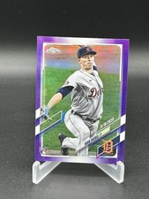 Topps Chrome Update 2021 Tarik Skubal Rookie Debut Purple Refractor USC82