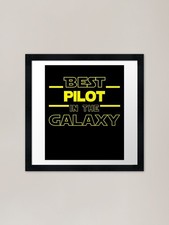 pilot Job Dad Mom Hudband Mens Shir Framed Wall Art Poster Canvas Print Picture