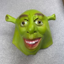 Shrek Latex Mask Adult Halloween Cosplay Costume Party Full Head Green Ogre Mask