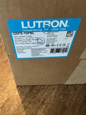 Lutron QSPS-10PNL Wired panel ! Works Wireless  Brand New !! Never Opened