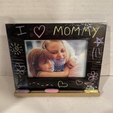 New I love mommy black 4 x 6 picture frame  