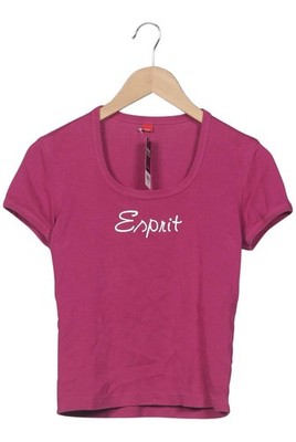 Esprit T-Shirt Damen Shirt Kurzärmliges Oberteil Gr. L Baumwolle Pink #0dx7rff