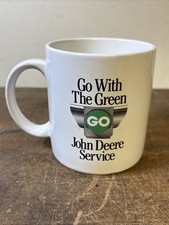 Vintage John Deere Service Coffee Mug Model D Tractor 1924-1953 Go With Green