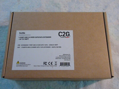 Legrand - C2G 54284 1 Port USB 2.0 Over Cat5/Cat6 Extender Extension up to 150ft