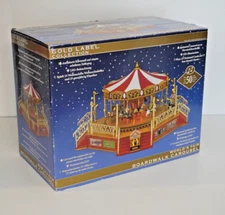Mr. Christmas Gold Label Animated Musical World's Fair Boardwalk Carousel