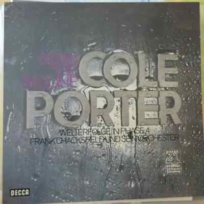 Frank Chacksfield & His Orchestra Cole Porter Decca Vinyl LP