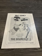 1977 Winnie The Pooh And Tigger Too Pressbook (B)