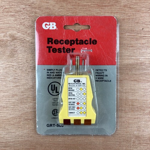Receptacle tester grt 500 ebay
