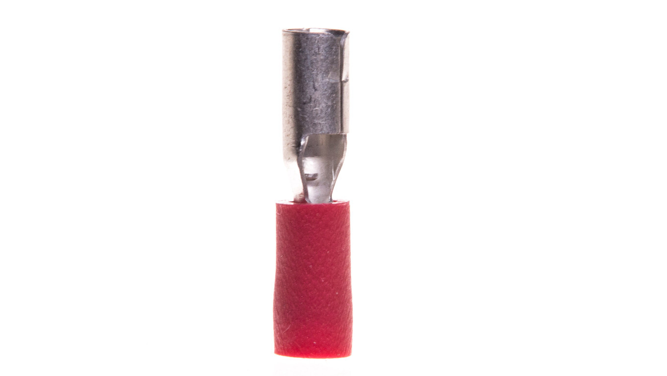GI 1/4 PVC insulated connector socket E10KN-03030100901 /100pcs/ /T2UK