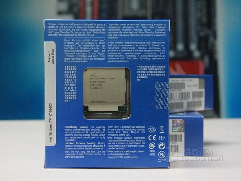 NEW Intel Core i7-5960X 3.0GHz 8-Core SR20Q LGA2011-v3 CPU