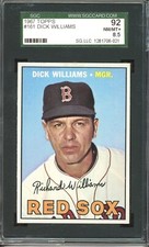 1967 Topps Baseball #161 Dick Williams SGC 8.5