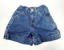 Vintage Kids Levi Red Tab Denim Shorts Size 7 Slim