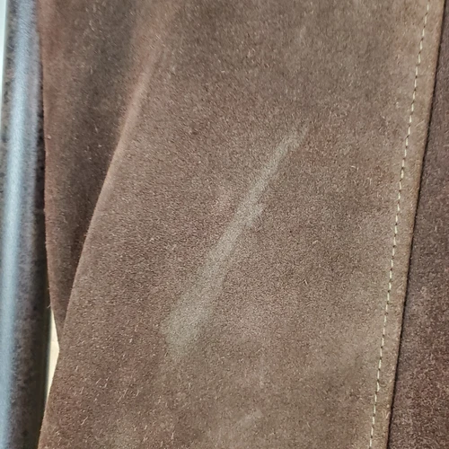 VTG BUCKBOARD Maryland Size 40 Mens Thick Suede Sherpa Snap Vest Western Brown image 13