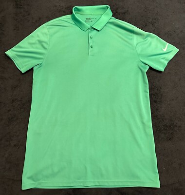 kelly green nike polo