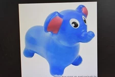 Rhode Island Novelty 12" Stretched Elephant Blue PASTREL Deflated Lot of 24