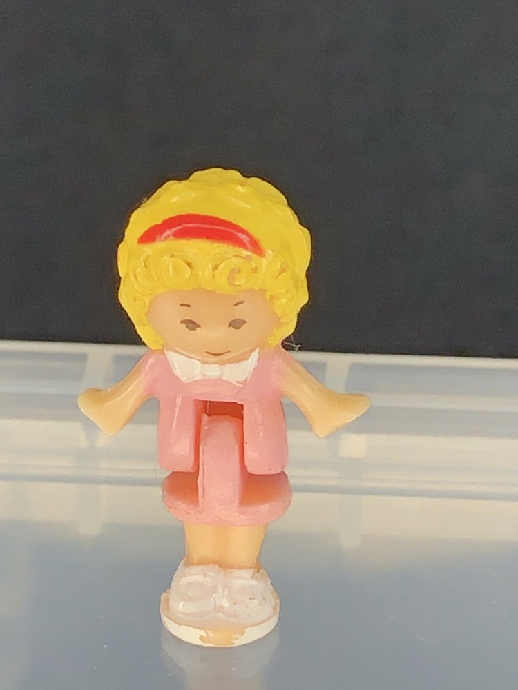 Vtg 1989 Bluebird Polly Pocket Figure Doll Accessory Only Flat High Street Disco