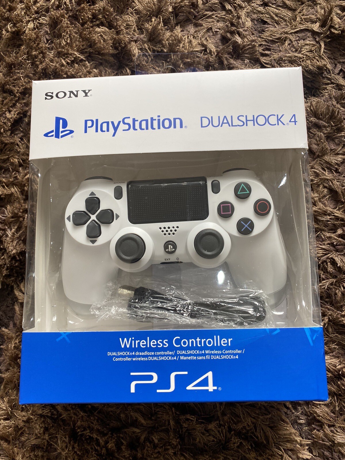 Official Sony PlayStation 4 DualShock 4 Wireless Controller WHITE eBay