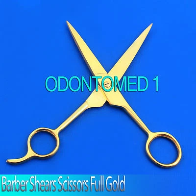 ODM Barber Scissor Professional Gold Color Scissor 6.5" - Stainless Steel