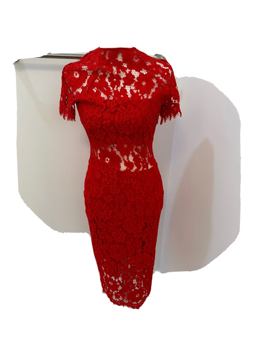 Alexis red dress lace cheap