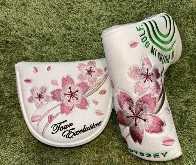 Odyssey 2024 "Sakura" Blade Mallet Headcover Japan Tour Limited quantity model