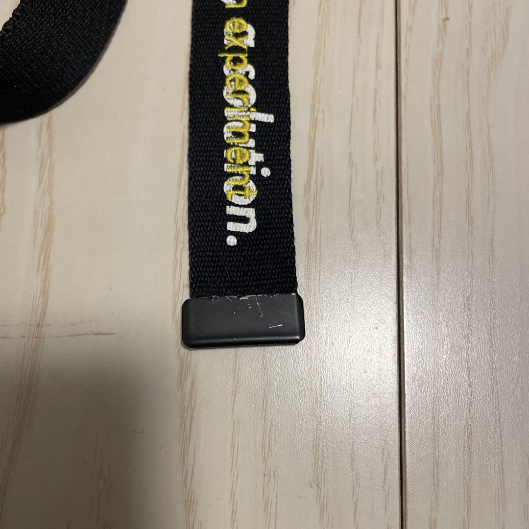 Final Uniform Experiment Black Belt Message Print 127cm Used Final Uniform Experiment Black Belt Message Print 127cm Used