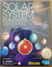 4M Kidz Labs Solar System Mobile Making Kit - New, Sealed - Free Shipping