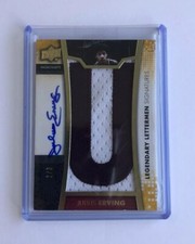 2014-15 UD Julius Erving Legendary Letterman Signatures “U” Patch Auto #2/3