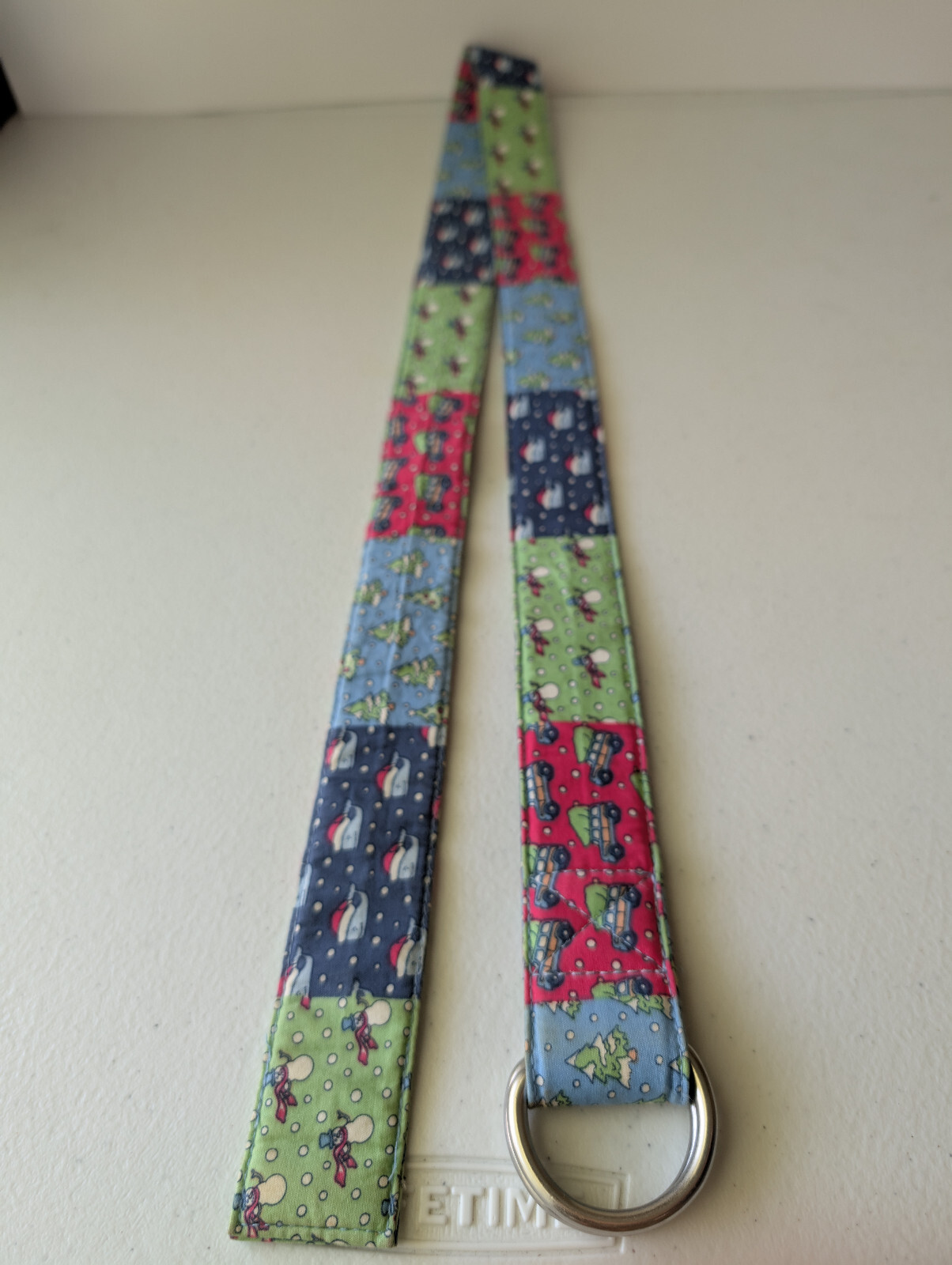 Vineyard Vines Holiday Patchwork D Ring Belt - Sa… - image 1