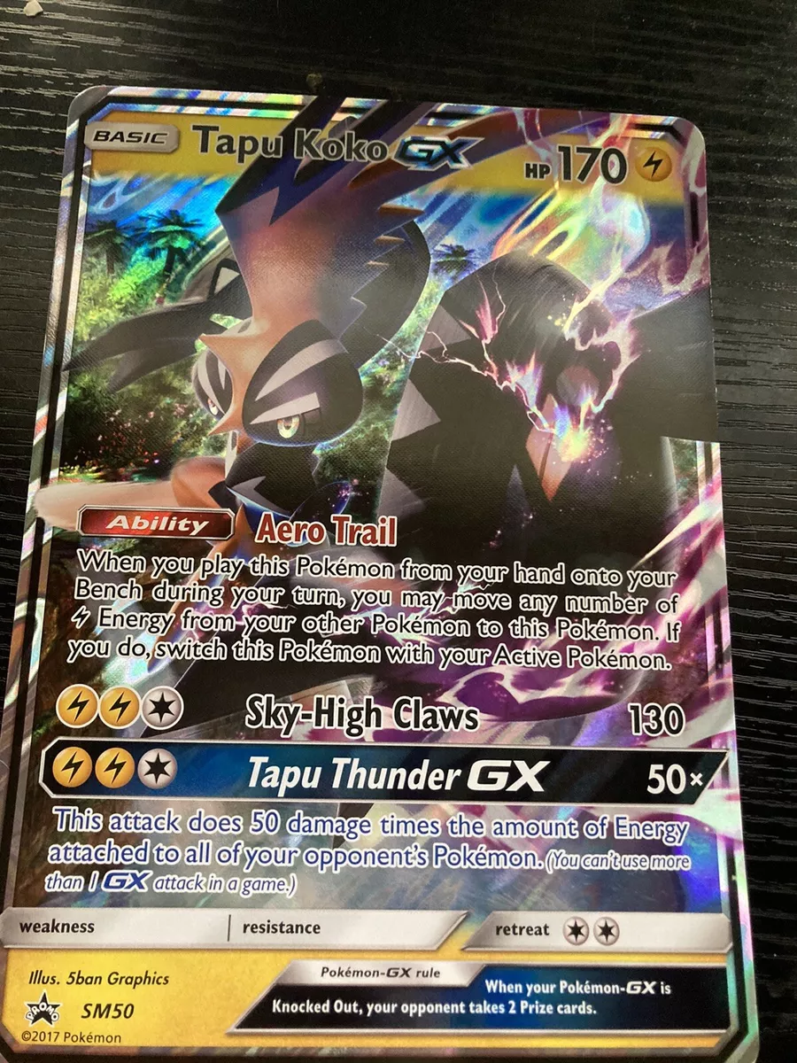 Tapu Koko GX (SM50) (Jumbo Card) [Sun & Moon: Black Star Promos]