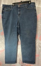 NYDJ Women's Jeans Sz 22W Alina Ankle Lift x Tuck Medium Wash Mid Rise Stretch