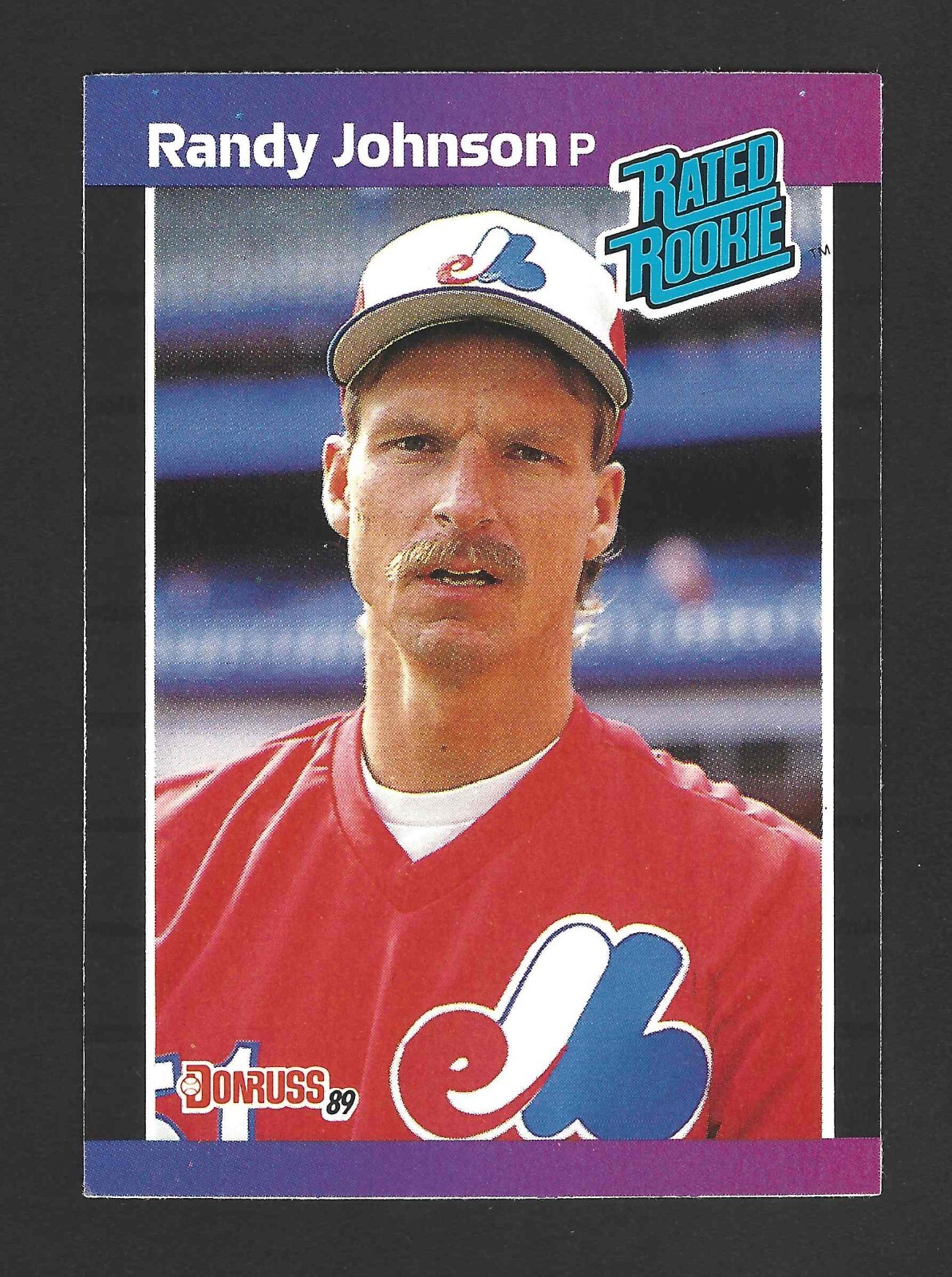 1989 Donruss #42 RANDY JOHNSON Raw - Montreal Expos - RC - HOF