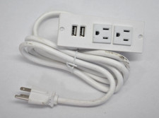 Kezhi Enterprise Furniture Power Distribution Unit 2 Outlet 2 USB KZ221-A0