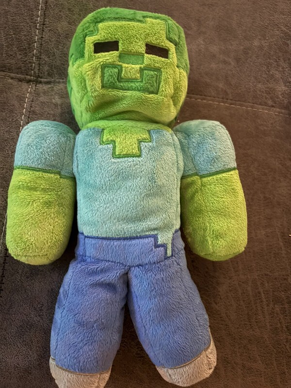 AWESOME Minecraft Steve Creeper Zombie Plush Stuffed Toy Mojang 13 inches