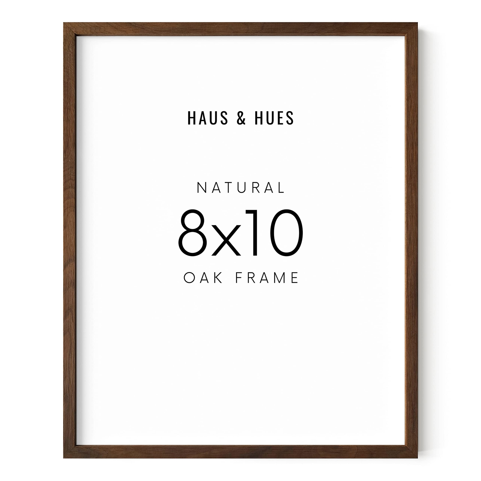 Walnut 8x10 Wall Picture Frame - 8x10 Wood Picture Frame. Rustic 8x10 Picture...