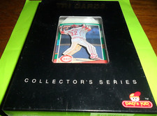 RARE GOLD LABEL 300 MADE Tri Cards Dads Kids Baseball 3-D Card TOM BROWNING REDS
