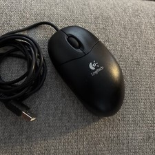 Logitech Black Wired Laser Mouse - LZ918AC0HB7