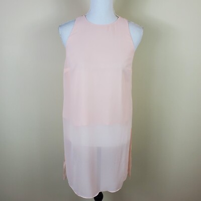 Débardeur Guess ISABELLE - Baby Rose, Superposé Transparent, Taille L, Neuf Avec étiquettes