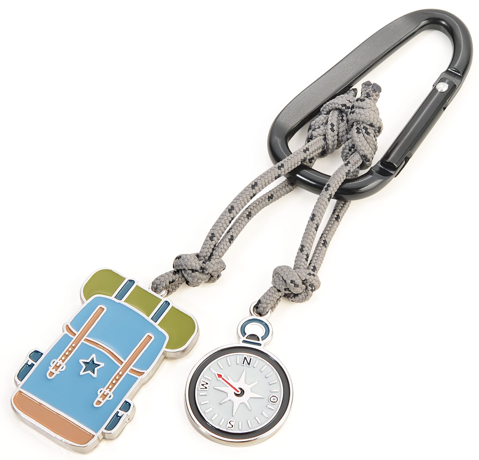 Troika Portachiavi con moschettone in alluminio smaltato, metallo (X8l)